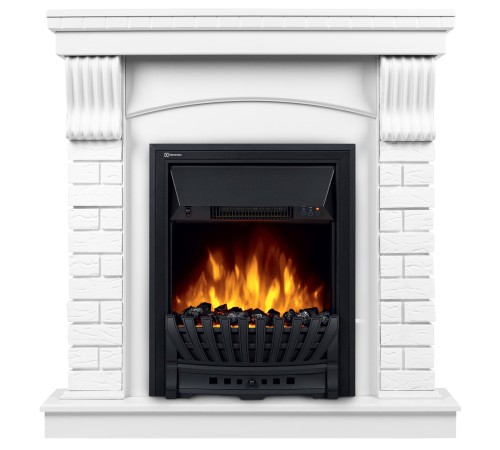 Портал Firelight Jersey Classic камень белый, белый дуб Портал Firelight Jersey Classic камень белый, белый дуб