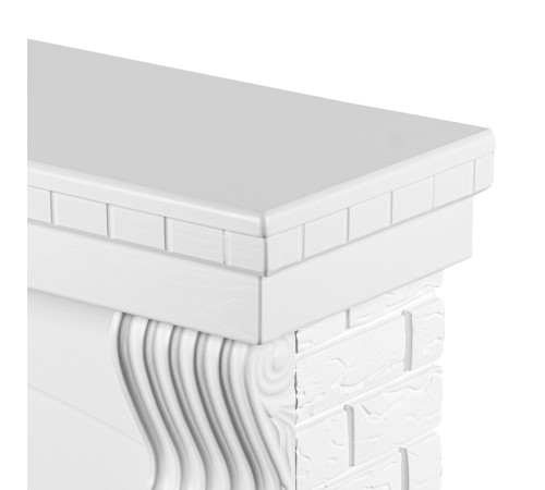 Портал Firelight Jersey Classic камень белый, белый дуб Портал Firelight Jersey Classic камень белый, белый дуб