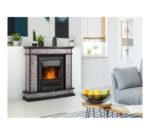 Каминокомплект Firelight: Очаг EFP/P-1020LS,портал Scala Classic сланец скалистый серый,шпон венге Каминокомплект Firelight: Очаг EFP/P-1020LS,портал Scala Classic сланец скалистый серый,шпон венге