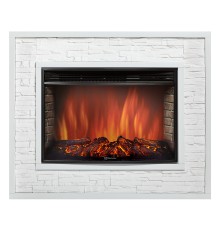 Каминокомплект:Очаг Electrolux EFP/P-3320RLS, портал Loft 30 камень белый, белая эмаль Каминокомплект:Очаг Electrolux EFP/P-3320RLS, портал Loft 30 камень белый, белая эмаль