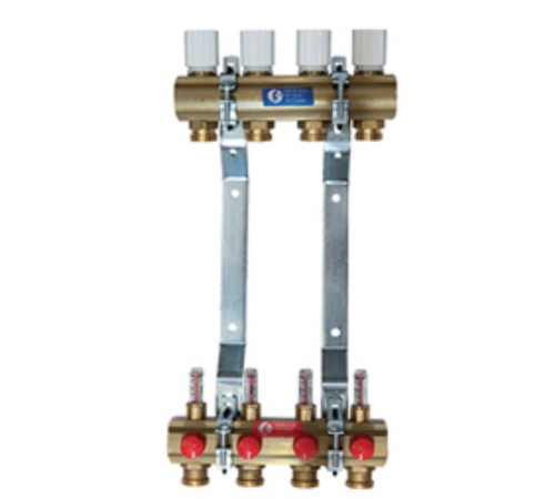 Комплект коллекторного узла Giacomini 1" x 3/4"E /2, R553KY062 Комплект коллекторного узла Giacomini 1" x 3/4"E /2, R553KY062