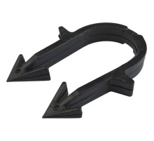 Скоба якорная для труб д.16-20мм, цвет черный, STOUT SMF-0003-001620