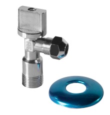 Кран шаровый угловой Royal Thermo OPTIMAL для подкл. с/т приборов 1/2"х3/8" Кран шаровый угловой Royal Thermo OPTIMAL для подкл. с/т приборов 1/2"х3/8"