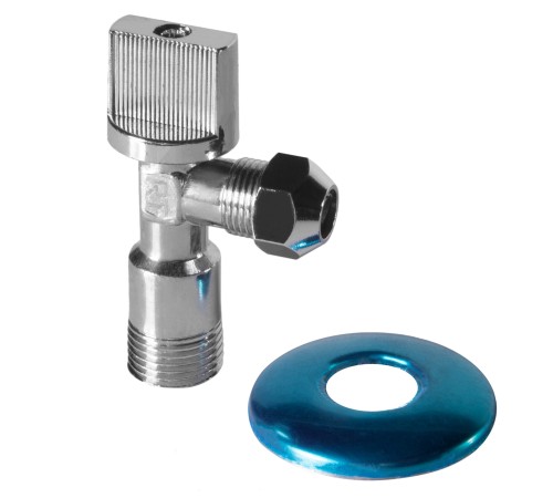 Кран шаровый угловой Royal Thermo OPTIMAL для подкл. с/т приборов 1/2"х3/8" Кран шаровый угловой Royal Thermo OPTIMAL для подкл. с/т приборов 1/2"х3/8"