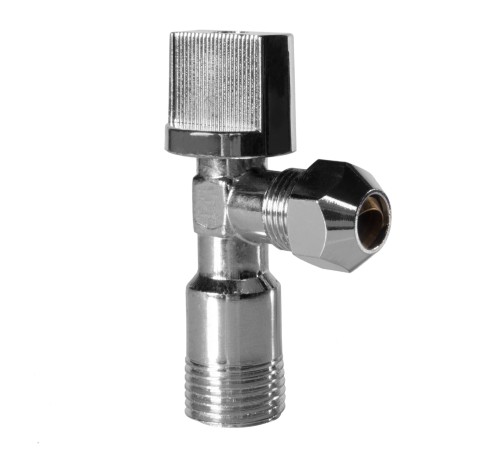 Кран шаровый угловой Royal Thermo OPTIMAL для подкл. с/т приборов 1/2"х3/8" Кран шаровый угловой Royal Thermo OPTIMAL для подкл. с/т приборов 1/2"х3/8"