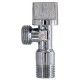 Кран шар. CTM д/сантех. прибор. угл. 1/2"х1/2" ш/ш с отражат. бабочка, хром. CAME1212