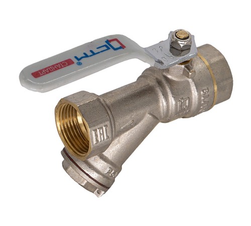 Кран CTM шар. 1/2" с фильтром рычаг СТАНДАРТ CWFFF012 Кран CTM шар. 1/2" с фильтром рычаг СТАНДАРТ CWFFF012