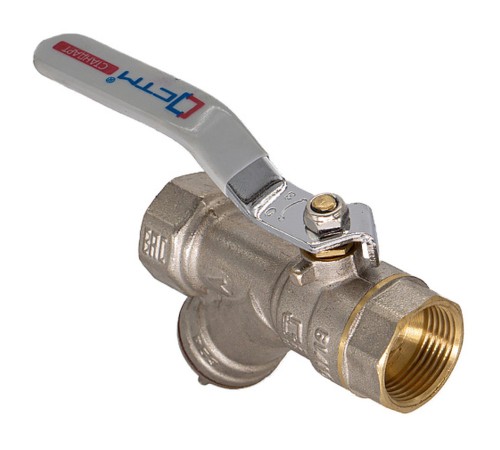 Кран CTM шар. 1/2" с фильтром рычаг СТАНДАРТ CWFFF012 Кран CTM шар. 1/2" с фильтром рычаг СТАНДАРТ CWFFF012