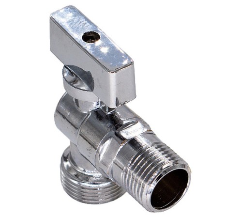 Кран шар. д/быт. прибор. угл. 1/2"х3/4" ш/ш с отражат. бабочка, удл. резьба, хром. CTM CAMR1234 Кран шар. д/быт. прибор. угл. 1/2"х3/4" ш/ш с отражат. бабочка, удл. резьба, хром. CTM CAMR1234