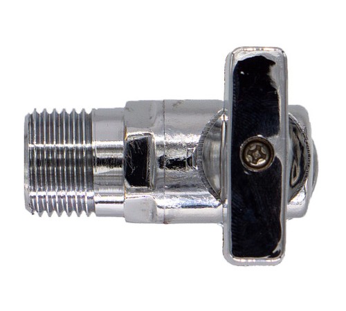 Кран шар. д/быт. прибор. угл. 1/2"х3/4" ш/ш с отражат. бабочка, удл. резьба, хром. CTM CAMR1234 Кран шар. д/быт. прибор. угл. 1/2"х3/4" ш/ш с отражат. бабочка, удл. резьба, хром. CTM CAMR1234