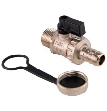 Кран шаровой с дренажем MVI BV.835.04 (1/2", наружная-штуцер) Кран шаровой с дренажем MVI BV.835.04 (1/2", наружная-штуцер)