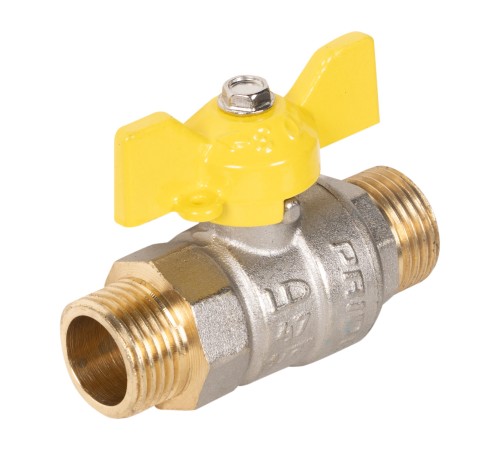 Кран шаровой латунный LD Pride 47.15.Н-Н.Б GAS (бабочка) Кран шаровой латунный LD Pride 47.15.Н-Н.Б GAS (бабочка)