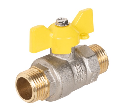 Кран шаровой латунный LD Pride 47.15.Н-Н.Б GAS (бабочка) Кран шаровой латунный LD Pride 47.15.Н-Н.Б GAS (бабочка)