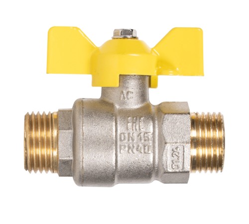 Кран шаровой латунный LD Pride 47.15.Н-Н.Б GAS (бабочка) Кран шаровой латунный LD Pride 47.15.Н-Н.Б GAS (бабочка)