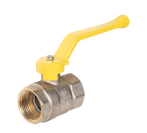 Кран шаровой латунный LD Pride 47.25.В-В.Р GAS Ду 25 Ру 40 вн-вн (рычаг)