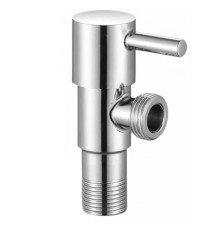 Кран VIEIR угловой 1/2"x3/4" хром. с отражалелем (1/100) VER70-L