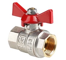 Кран шар. Valtec VT.217.N.04 BASE ВВ 1/2" бабочка
