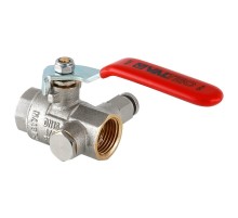 Кран шаровый с дренажом и воздухоотводчиком"рычаг" ВВ ВН резьба 1/2" (Valtec VT 245) уп 12 шт Кран шаровый с дренажом и воздухоотводчиком"рычаг" ВВ ВН резьба 1/2" (Valtec VT 245) уп 12 шт
