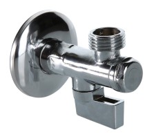 Кран шаровый угловой для подкл. сантех. приборов с фильтром НН НАР резьба 1/2*1/2 (Valtec VT.282)