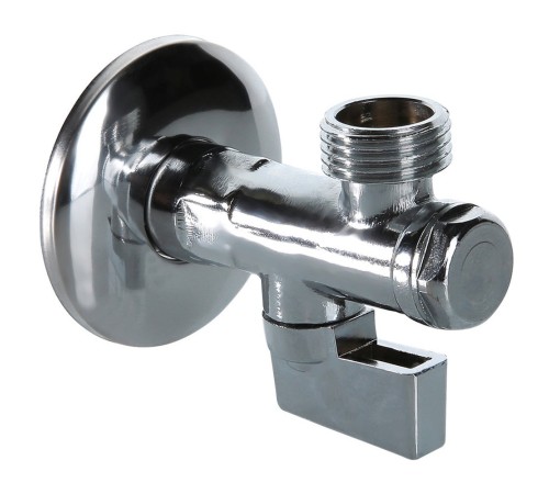 Кран шаровый угловой для подкл. сантех. приборов с фильтром НН НАР резьба 1/2*1/2 (Valtec VT.282)