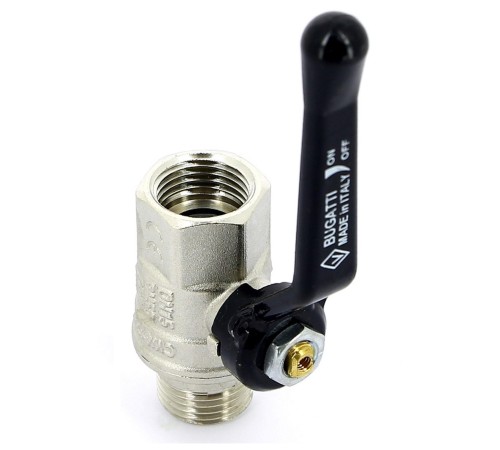 Кран BUGATTI НВ 1/2" ручка NEW JERSEY серия 915, полный проход Кран BUGATTI НВ 1/2" ручка NEW JERSEY серия 915, полный проход