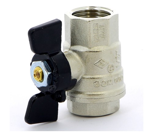 Кран BUGATTI ВВ 1/2" бабочка OREGON серия 302, полный проход Кран BUGATTI ВВ 1/2" бабочка OREGON серия 302, полный проход
