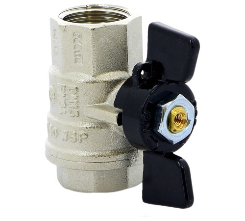 Кран BUGATTI ВВ 1/2" бабочка OREGON серия 302, полный проход Кран BUGATTI ВВ 1/2" бабочка OREGON серия 302, полный проход