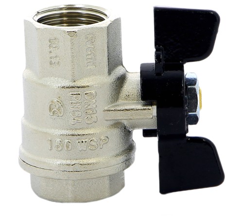 Кран BUGATTI ВВ 1/2" бабочка OREGON серия 302, полный проход Кран BUGATTI ВВ 1/2" бабочка OREGON серия 302, полный проход