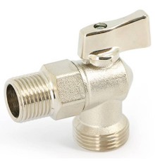 Кран Uni-Fitt Н 1/2"х3/4" для подключения стиральных/посудомоечных машин, никелированный Кран Uni-Fitt Н 1/2"х3/4" для подключения стиральных/посудомоечных машин, никелированный