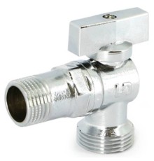 Кран Uni-Fitt НН 1/2"х3/4" для подключения стиральных/посудомоечных машин, хромированный Кран Uni-Fitt НН 1/2"х3/4" для подключения стиральных/посудомоечных машин, хромированный