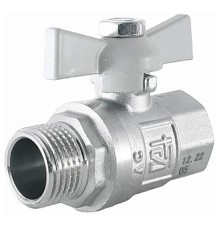 Кран шаровый STI 1/2" Н/В бабочка полнопроходной 15