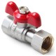 Кран шаровый для подключения манометра 1/2"