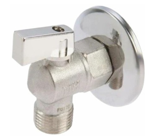 Кран шаровой TIM 1/2"х3/4" ВР/НР угловой, для бытовых приборов, хром BL5809