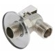 Кран шаровой TIM 1/2"х3/4" ВР/НР угловой, для бытовых приборов, хром BL5809