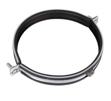 Хомут для воздуховода SHUFT с резиновым профилем 160мм (гайка) Хомут для воздуховода SHUFT с резиновым профилем 160мм (гайка)