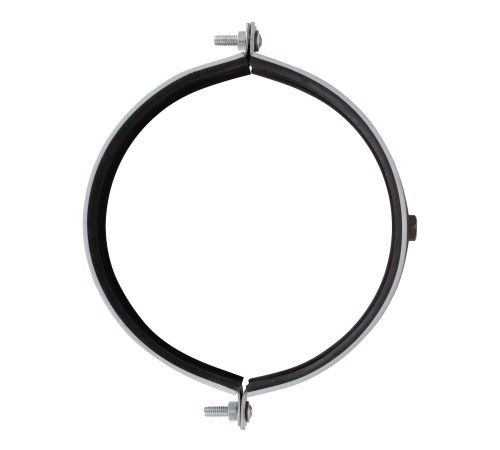 Хомут для воздуховода SHUFT с резиновым профилем 160мм (гайка) Хомут для воздуховода SHUFT с резиновым профилем 160мм (гайка)