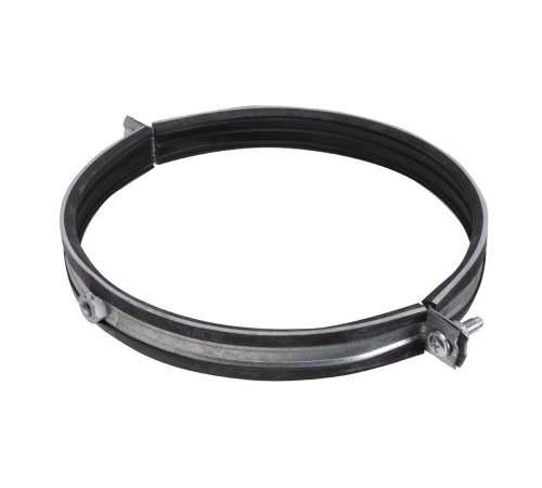 Хомут для воздуховода SHUFT с резиновым профилем 180мм (гайка) Хомут для воздуховода SHUFT с резиновым профилем 180мм (гайка)