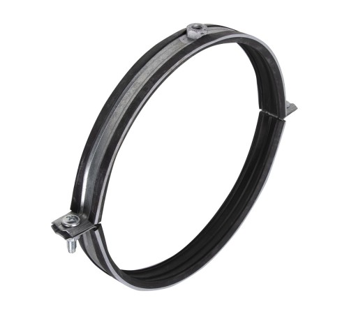 Хомут для воздуховода SHUFT с резиновым профилем 180мм (гайка) Хомут для воздуховода SHUFT с резиновым профилем 180мм (гайка)