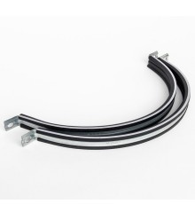 Хомут для воздуховода SHUFT с резиновым профилем 800мм (шпилька)