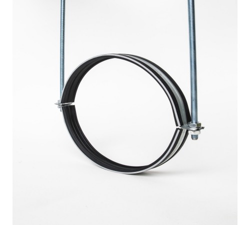 Хомут для воздуховода SHUFT с резиновым профилем 630мм (шпилька) Хомут для воздуховода SHUFT с резиновым профилем 630мм (шпилька)