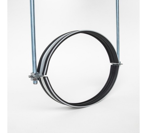 Хомут для воздуховода SHUFT с резиновым профилем 710мм (шпилька) Хомут для воздуховода SHUFT с резиновым профилем 710мм (шпилька)