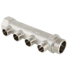 Коллектор наружная резьба 4 выхода 3/4" * 1/2" (VTc.500.N) (Valtec)