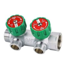 Коллектор регулирующий VARMEGA 3/4" 2 х 3/4"ЕК хромированный VM14612