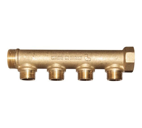 Коллектор сантехнический Giacomini 3/4" x 1/2"E /4, R580CY064 Коллектор сантехнический Giacomini 3/4" x 1/2"E /4, R580CY064