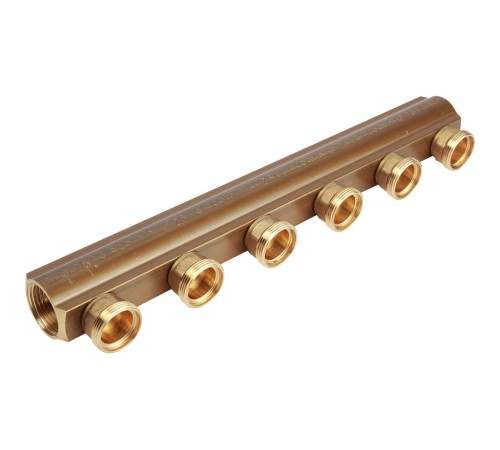Коллектор Giacomini с отводами НР 3/4" x 18 /6, R551SY006