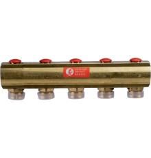 Коллектор Giacomini с отсечными клапанами 1 1/4" x 18 /5, R553SY025