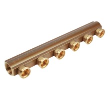 Коллектор Giacomini с отводами НР 1" x 18 /6, R551SY026