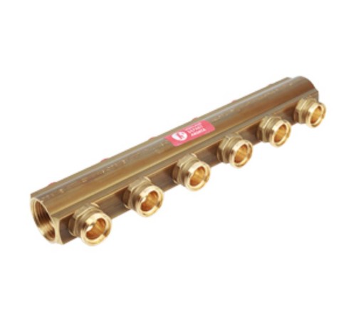 Коллектор Giacomini с отсечными клапанами 1 1/4" x 18 /3, R553SY023 Коллектор Giacomini с отсечными клапанами 1 1/4" x 18 /3, R553SY023