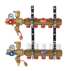Комплект коллекторного узла Giacomini 1" x 18 /7, R553DK107