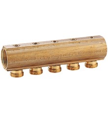 Коллектор Giacomini с отсечными клапанами 3/4" x 16 /7, R585Y027 Коллектор Giacomini с отсечными клапанами 3/4" x 16 /7, R585Y027
